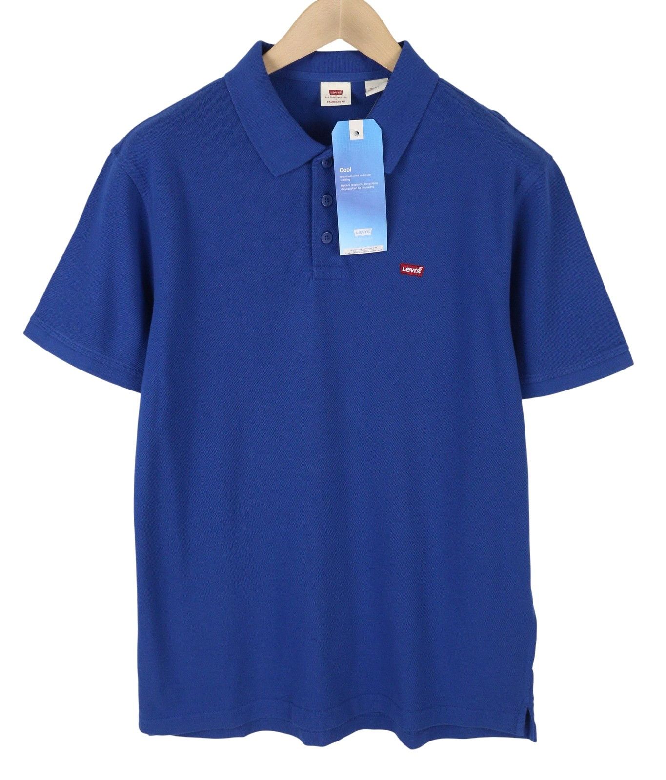 Levi's STANDARD FIT L Blue Cotton Patch Logo 87874 Size US L / EU 52-54 / 3 - 3 Thumbnail