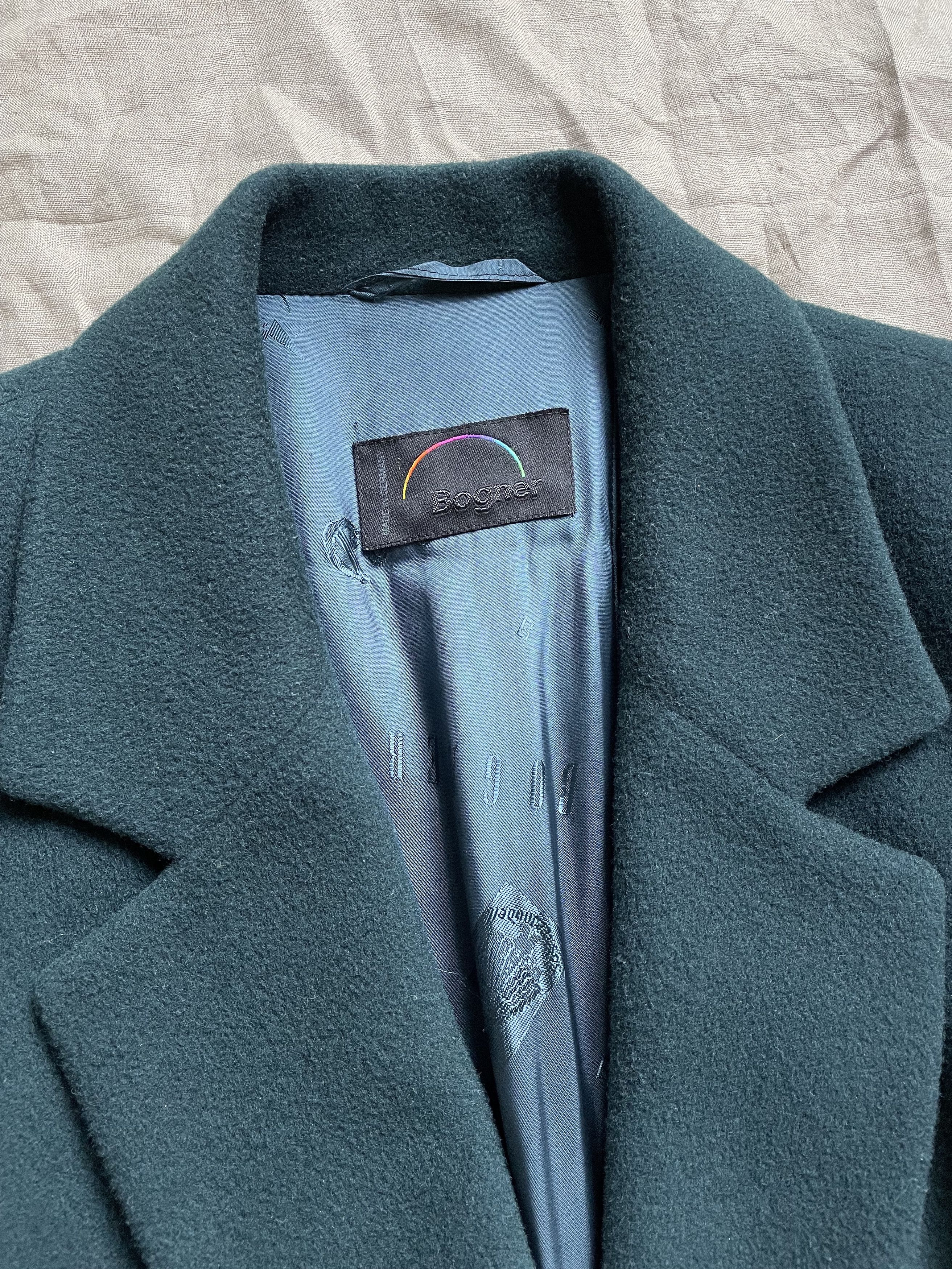 Bogner Bogner Vintage 80s Wool Cashmere Double Breasted Coat 7471AC Size M / US 6-8 / IT 42-44 - 2 Thumbnail