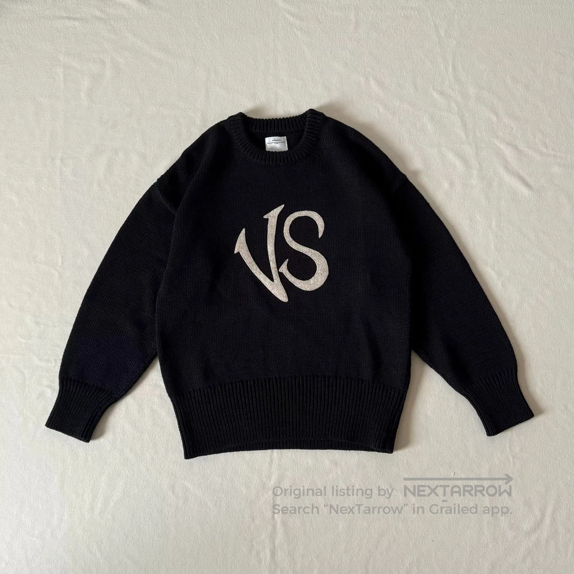 Visvim Visvim 23SS Letterman Crew Knit. Size US L / EU 52-54 / 3 - 1 Thumbnail