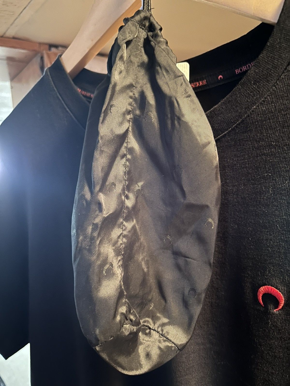 Marine Serre Marine Serre FW22 organic cotton black tee shirt with bag Size US S / EU 44-46 / 1 - 8 Thumbnail