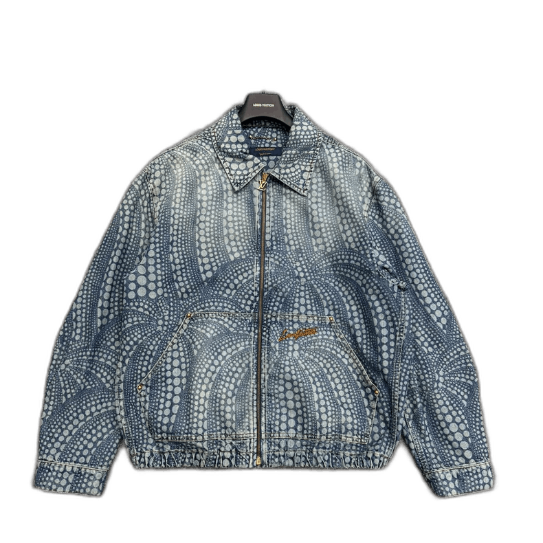Louis Vuitton Louis Vuitton Denim Jacket with Dots Pattern-yf Size US XXL / EU 58 / 5 - 1 Thumbnail