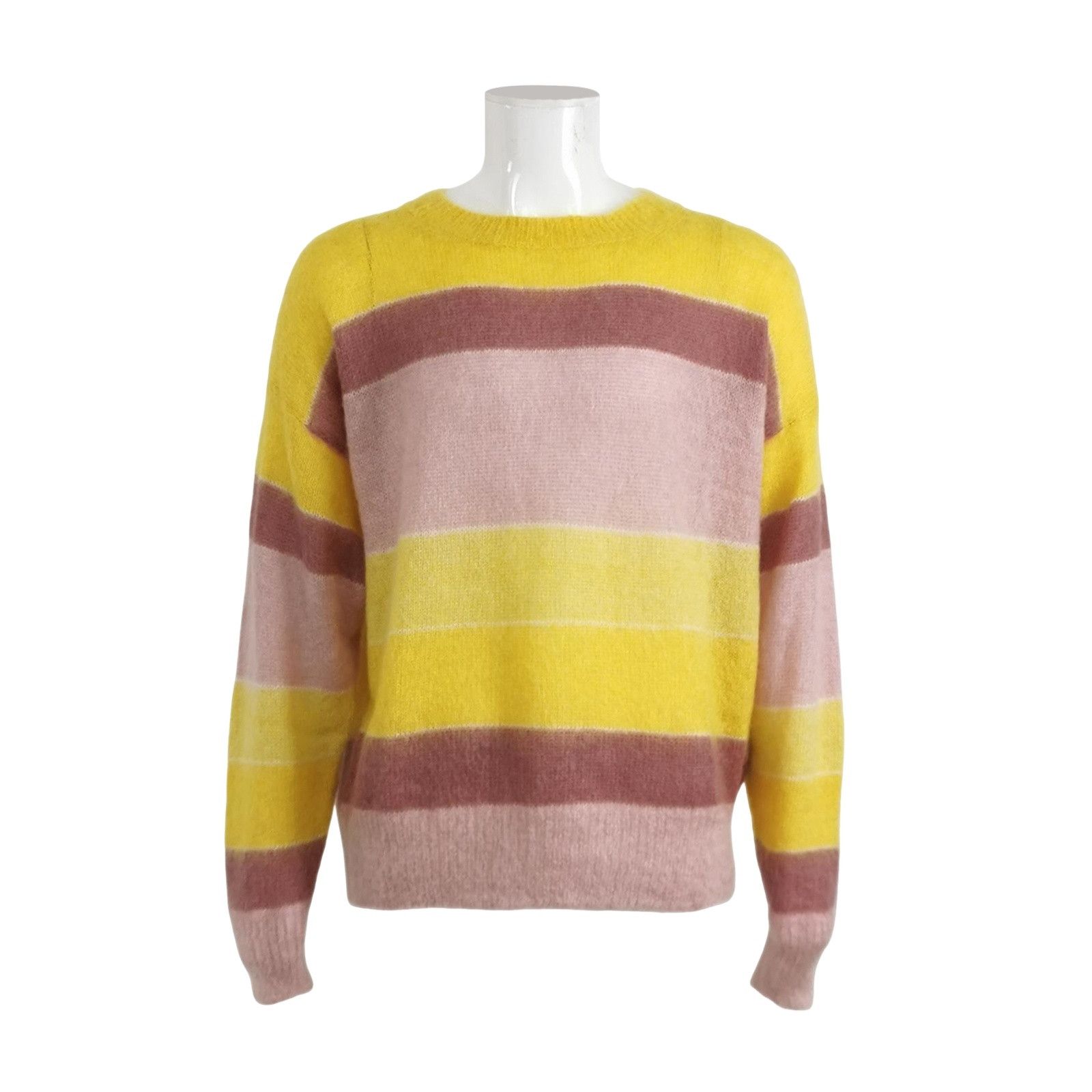 Isabel Marant Isabel Marant Striped Mohair Blend Sweater L Size US L / EU 52-54 / 3 - 1 Thumbnail