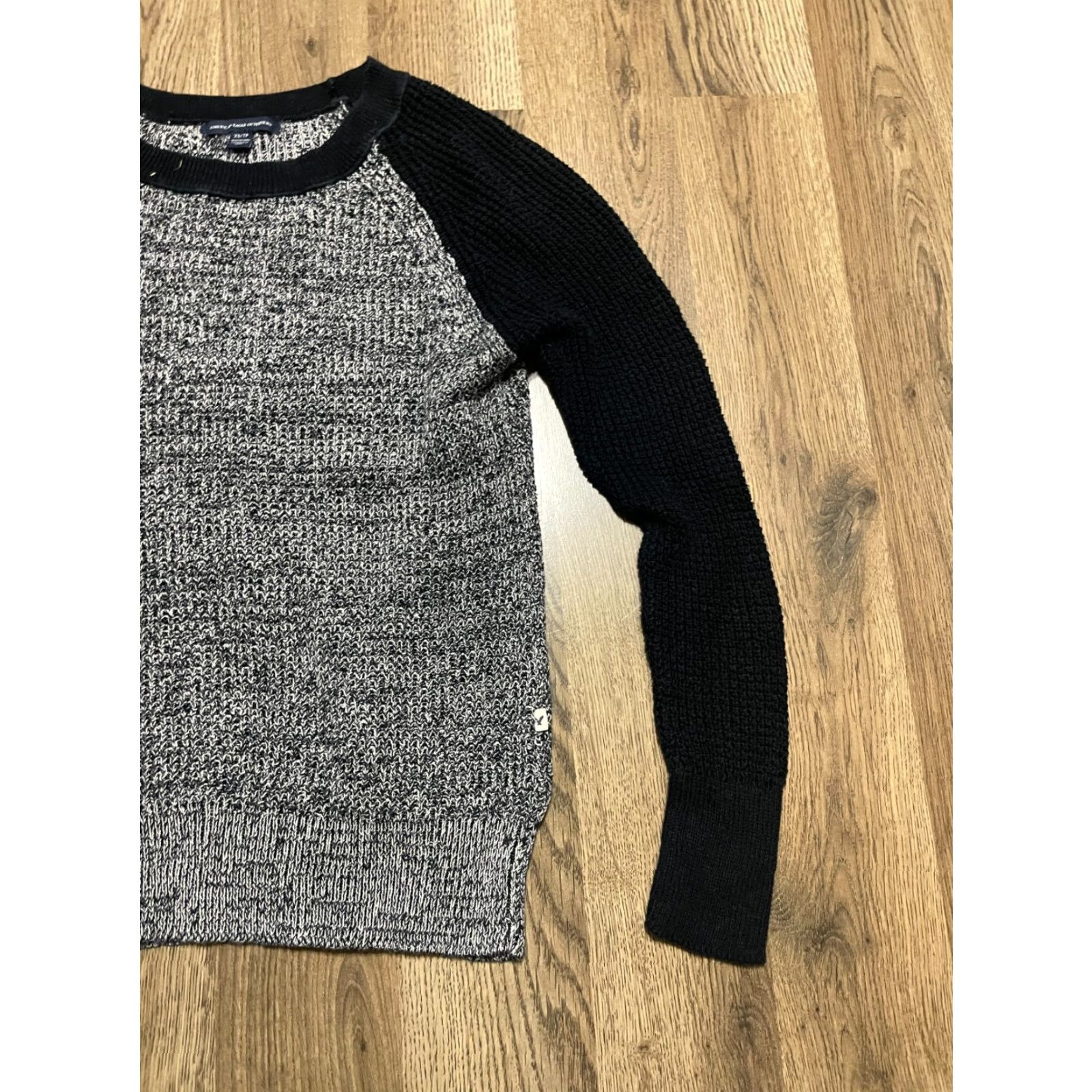 American Eagle Outfitters American Eagle Outfitters Sweater Women's XS Pullover Crew Neck Long Sleeve White Black Casual Fall Spring Summer Womens XS Pullover Sweater Size XS / US 0-2 / IT 36-38 - 4 Thumbnail