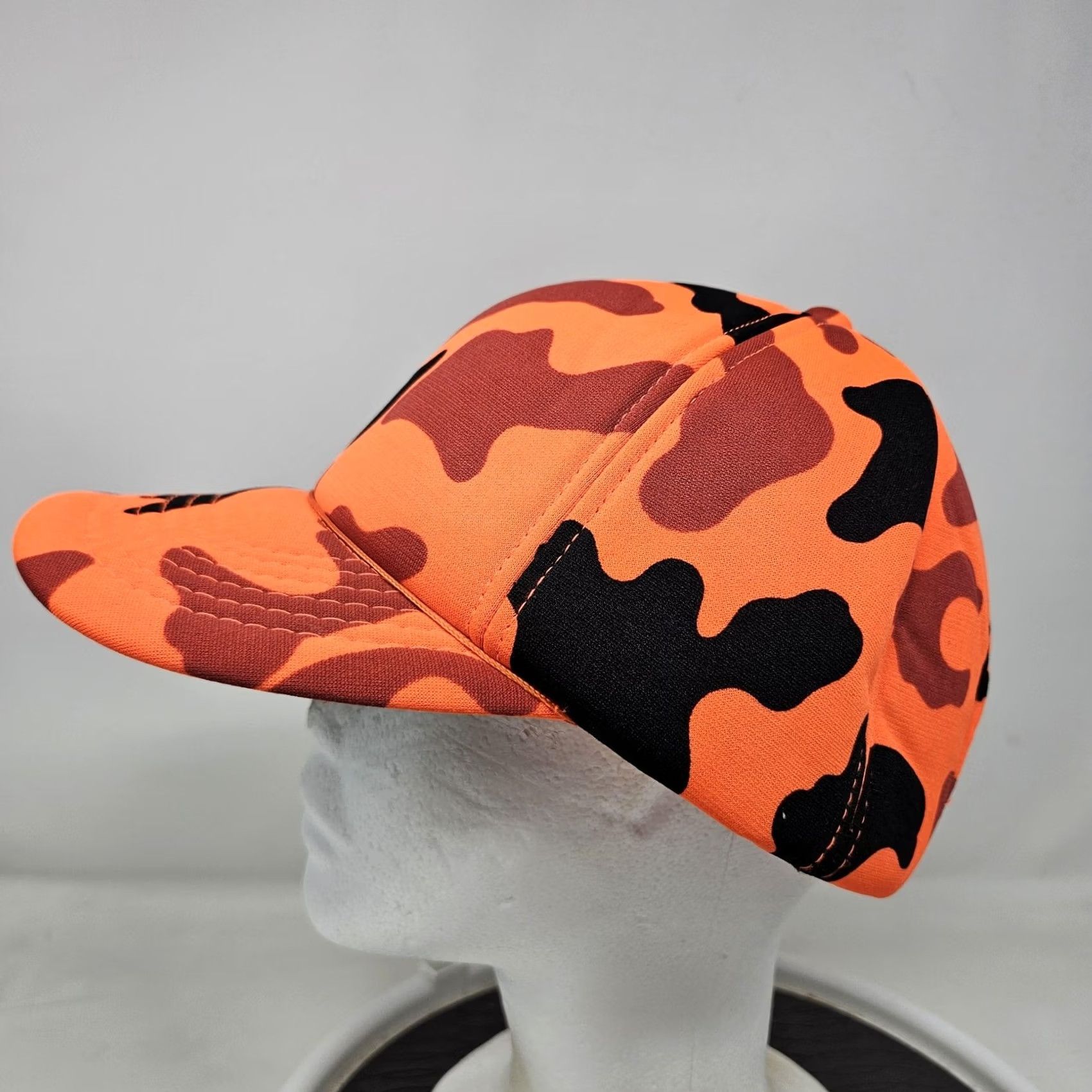 Vintage VINTAGE YoungAn Hat Co. Hat Cap Snap Back One Size Orange Camo Hunting Mens Outdoor 90s Snapback Hat Size ONE SIZE - 5 Thumbnail