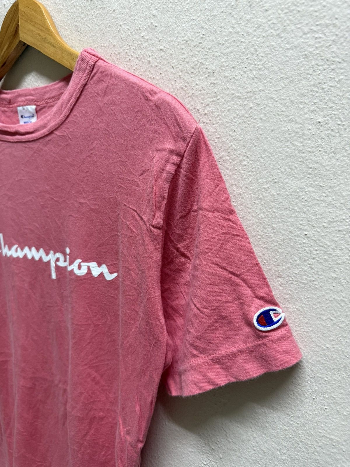 Champion Vintage Champion Spellout Biglogo Tshirt Size US S / EU 44-46 / 1 - 6 Thumbnail
