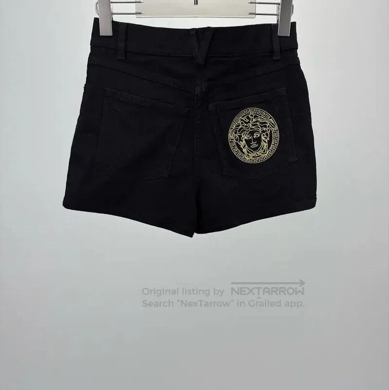 Versace Women's Black Shorts Size S .