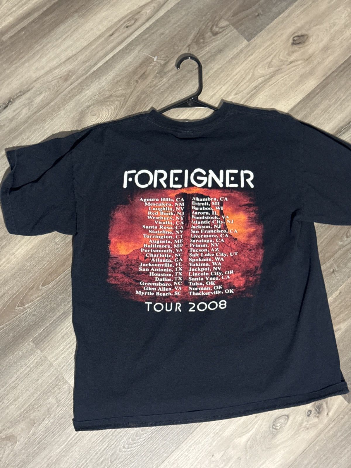 Vintage 2008 Foreigner Band Tee Size US L / EU 52-54 / 3 - 3 Thumbnail