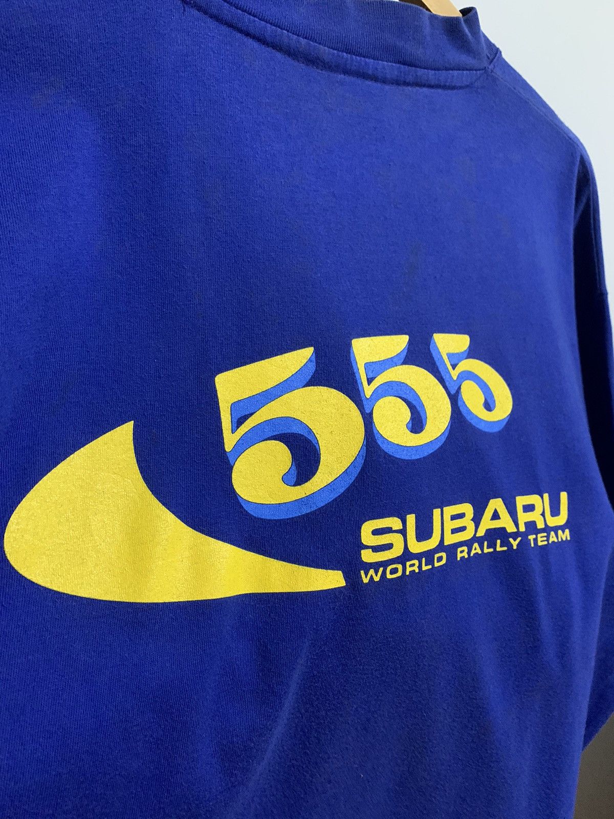 Japanese Brand × Sports Specialties × Vintage Vintage Subaru 555 World Rally Team Shirts Size US L / EU 52-54 / 3 - 5 Thumbnail