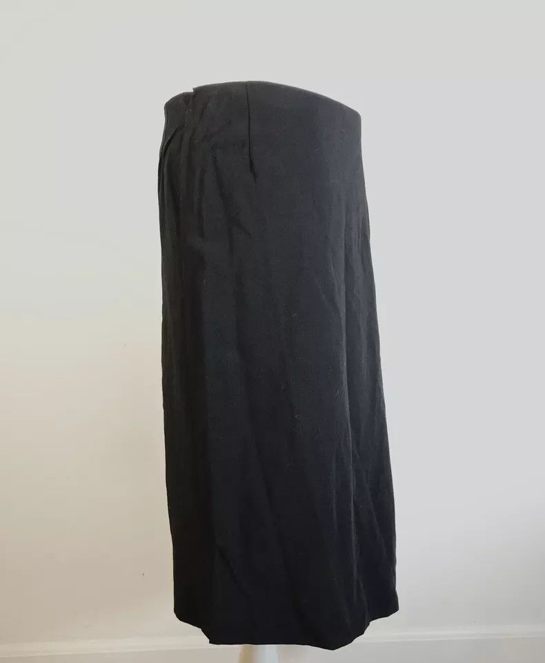 Yohji Yamamoto Yohji Yamamoto black skirt Sz XS Size 27" / US 4 / IT 40 - 2 Thumbnail