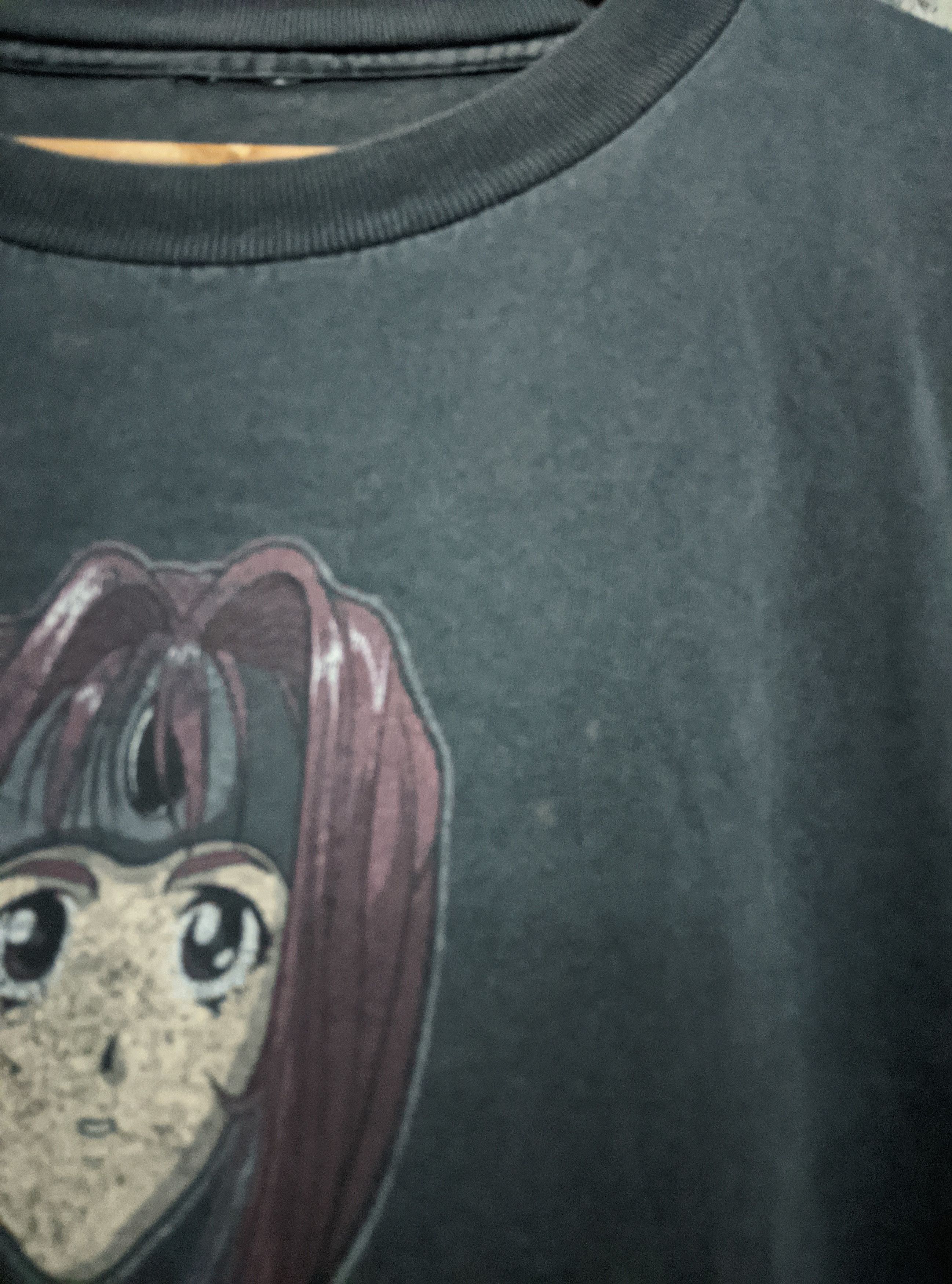 Hook-Ups Vintage 90s thrashed plastik skate anime faded erd grunge Size US XL / EU 56 / 4 - 4 Thumbnail