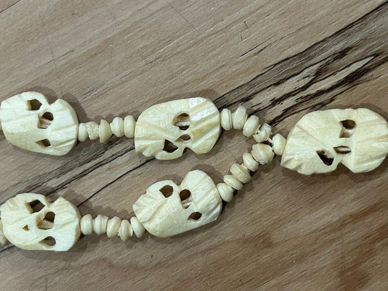 Handmade Vintage Hand carved elephant jewelry necklaces Size ONE SIZE - 2 Thumbnail