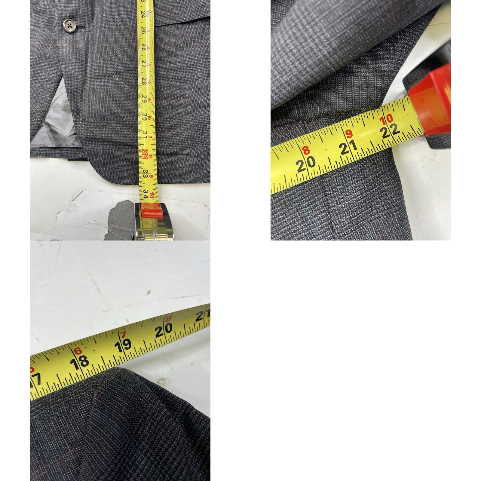 Polo Ralph Lauren VINTAGE Polo Ralph Lauren Men's Plaid Sport Coat Blazer Wool Blend Blue 42 90s Size US XL / EU 56 / 4 - 8 Thumbnail