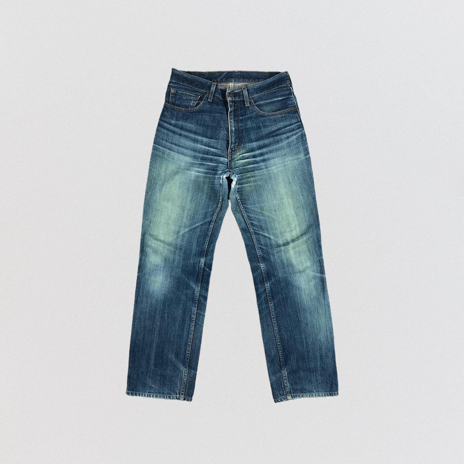 Levi's × Vintage Vintage 90s Blue Wash Levis 502 Jeans-JM2729 Size US 31 - 1 Thumbnail