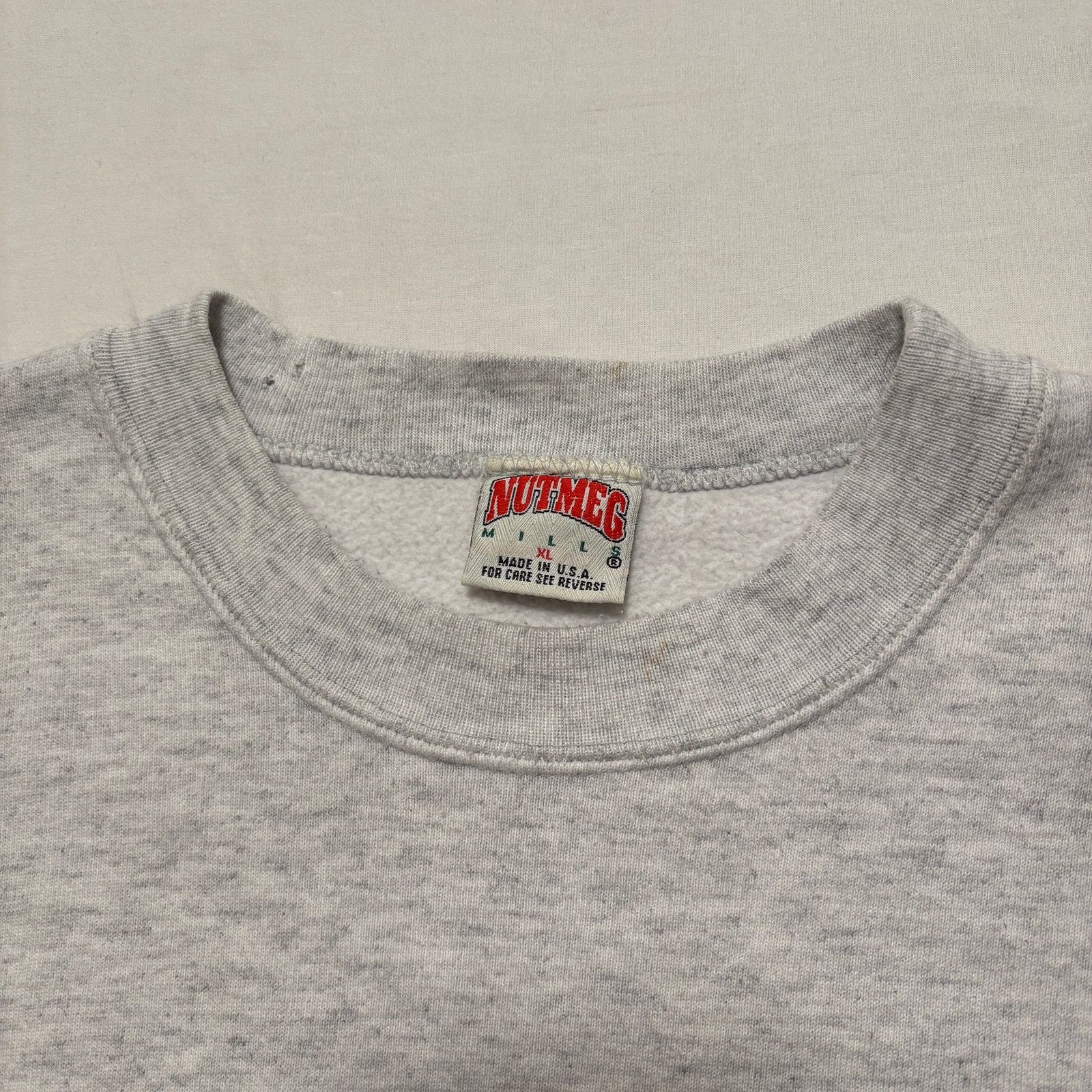 Nutmeg VTG 90's Nutmeg NFL Raiders Pullover Sweatshirt Gray XL Size US XL / EU 56 / 4 - 2 Thumbnail