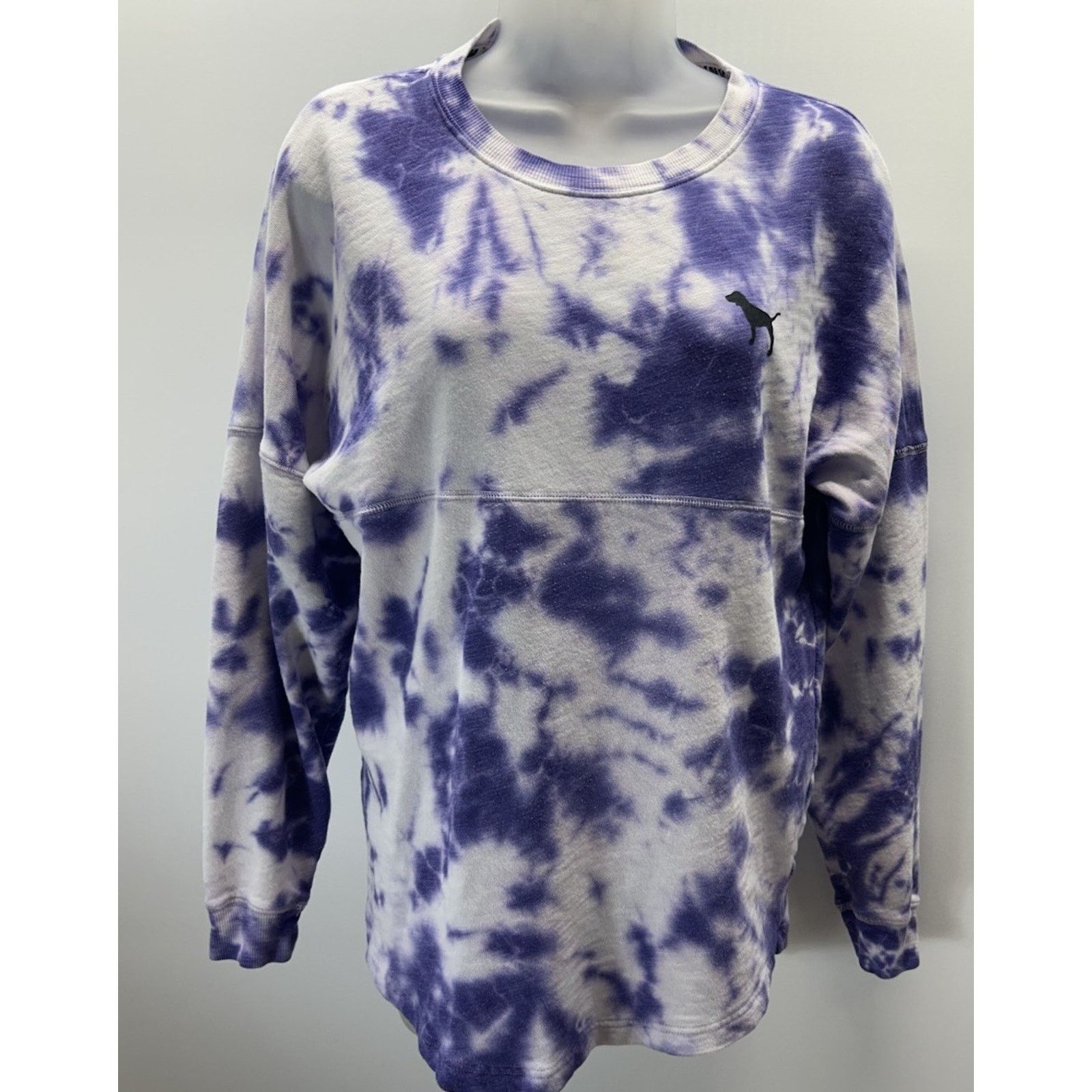 Victoria's Secret Victorias Secret Pink French Terry Tie Dye Varsity Purple XS Size XS / US 0-2 / IT 36-38 - 1 Thumbnail
