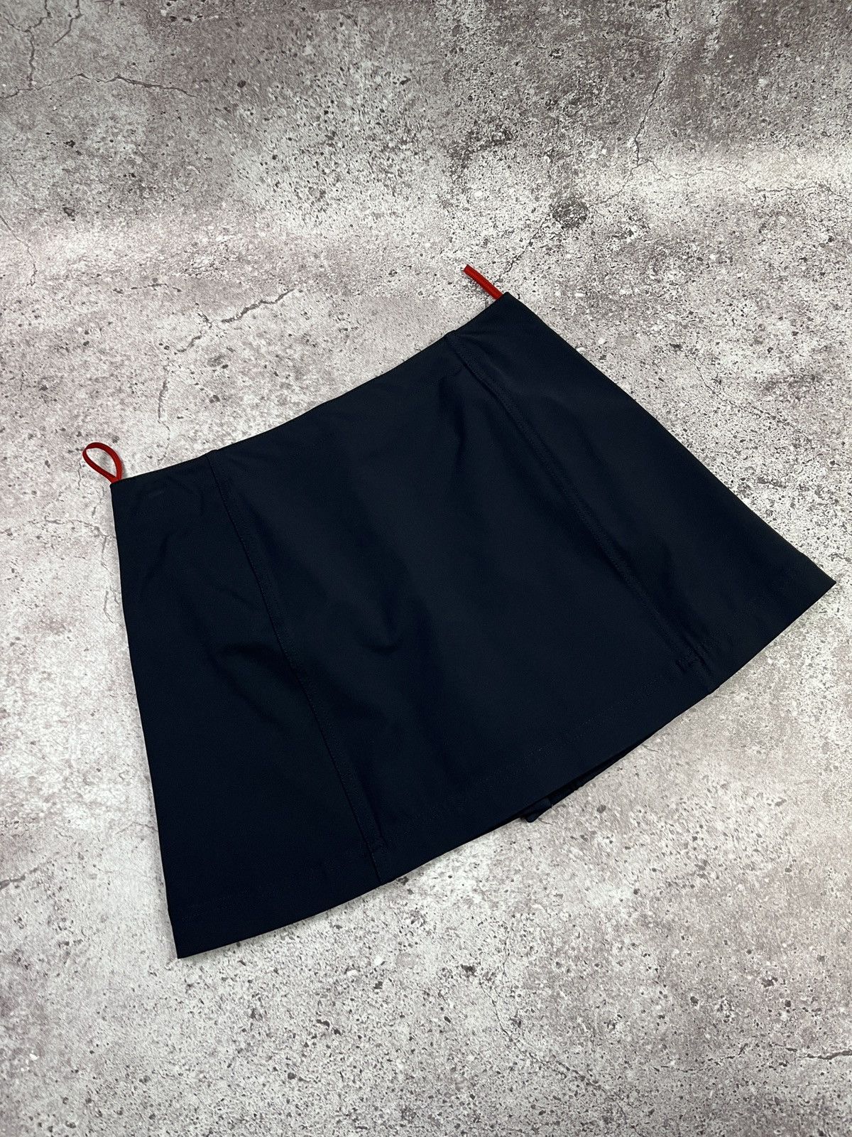 Prada Prada Sport Linea Rossa Wrap MiniSkirt Snap Button 🇮🇹 Vintage Size 28" / US 6 / IT 42 - 5 Thumbnail