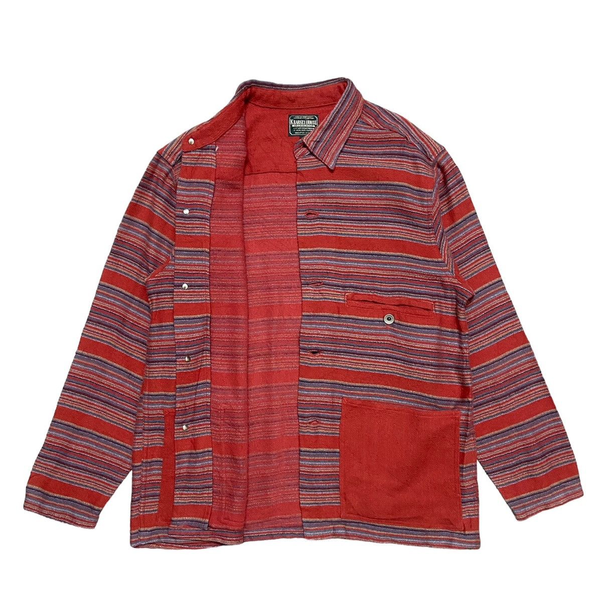 Designer × Japanese Brand Kearney House Denim Aria Dleece Flannel Size US M / EU 48-50 / 2 - 2 Thumbnail