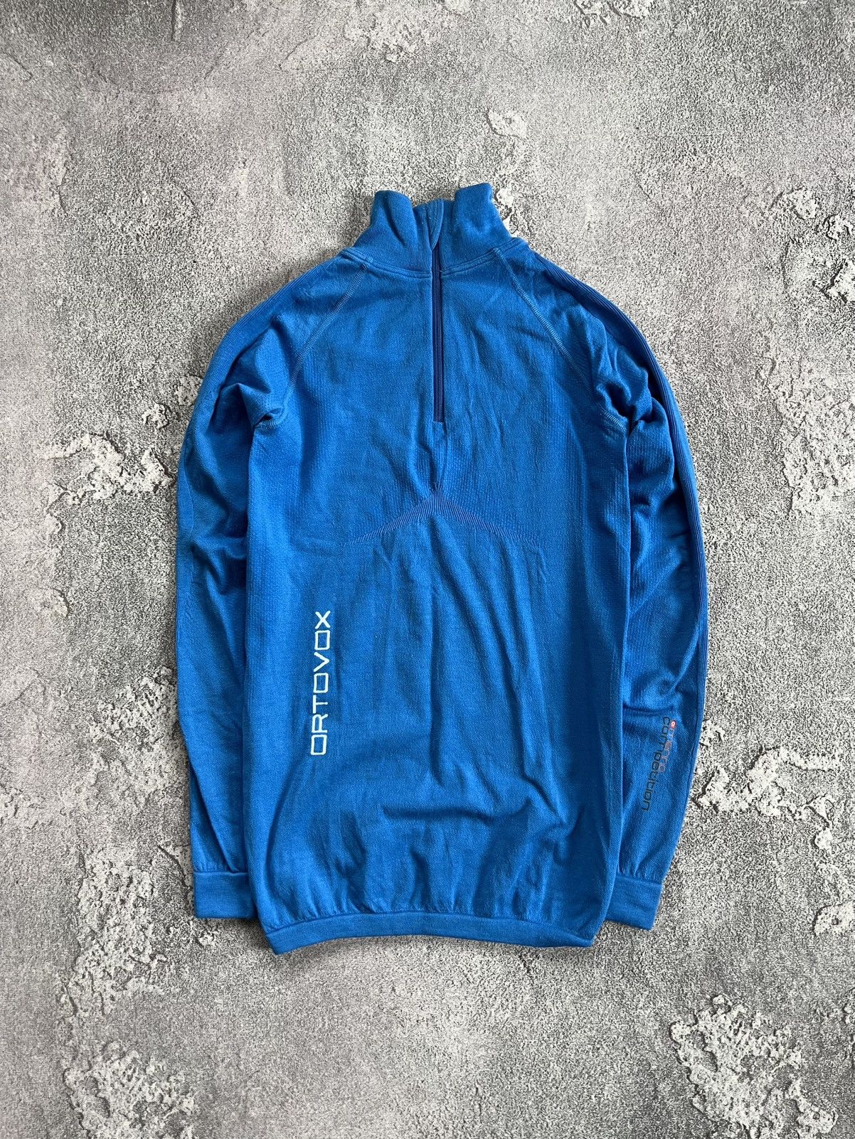 ORTOVOX Ortovox 1/4 Zip Thermal Long Sleeve Wool Base Layer Fleece Size S / US 4 / IT 40 - 1 Thumbnail