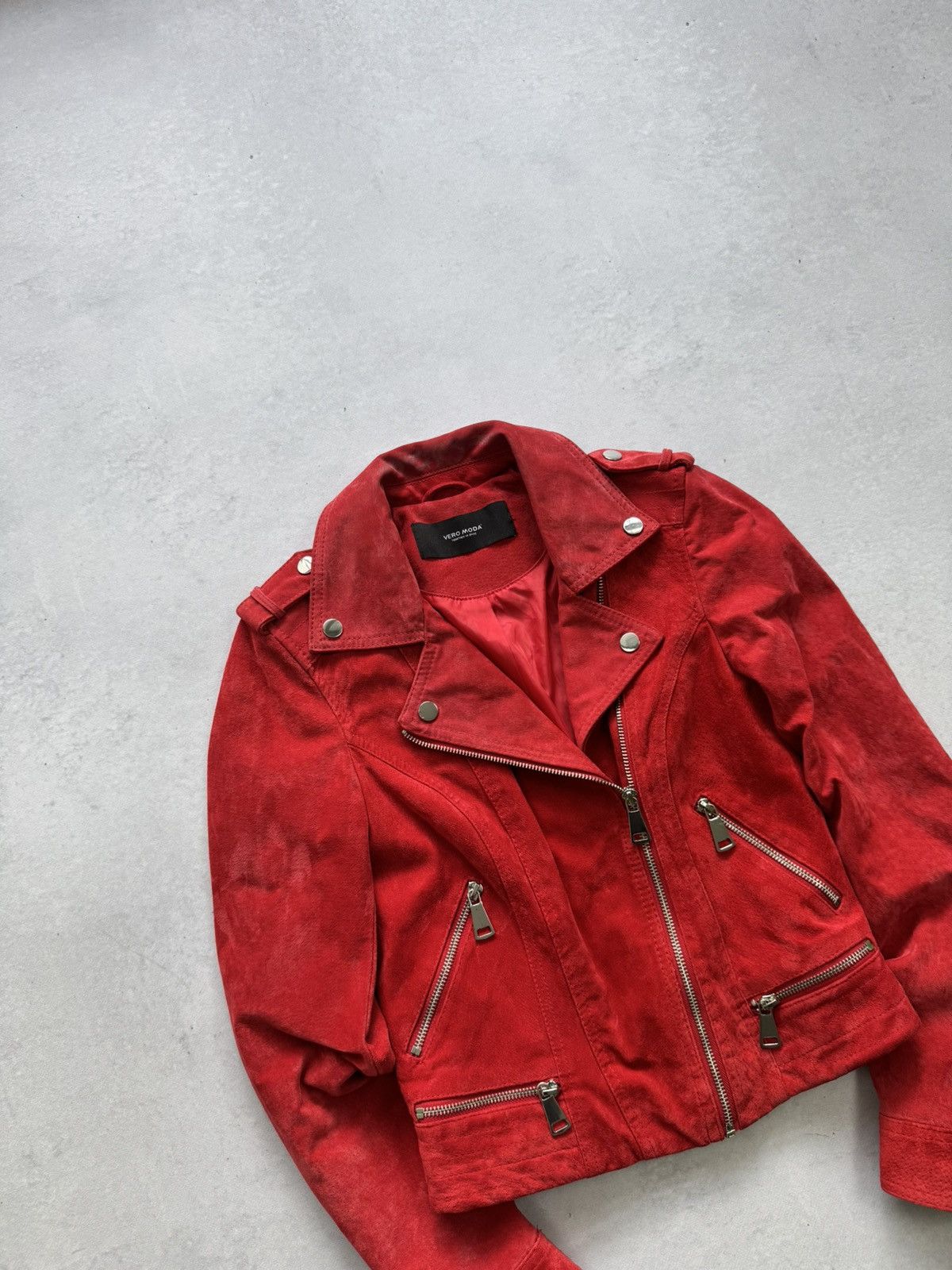 Vintage Vintage Y2k Archive Avant Garde Leather Cropped Jacket Size S / US 4 / IT 40 - 4 Thumbnail
