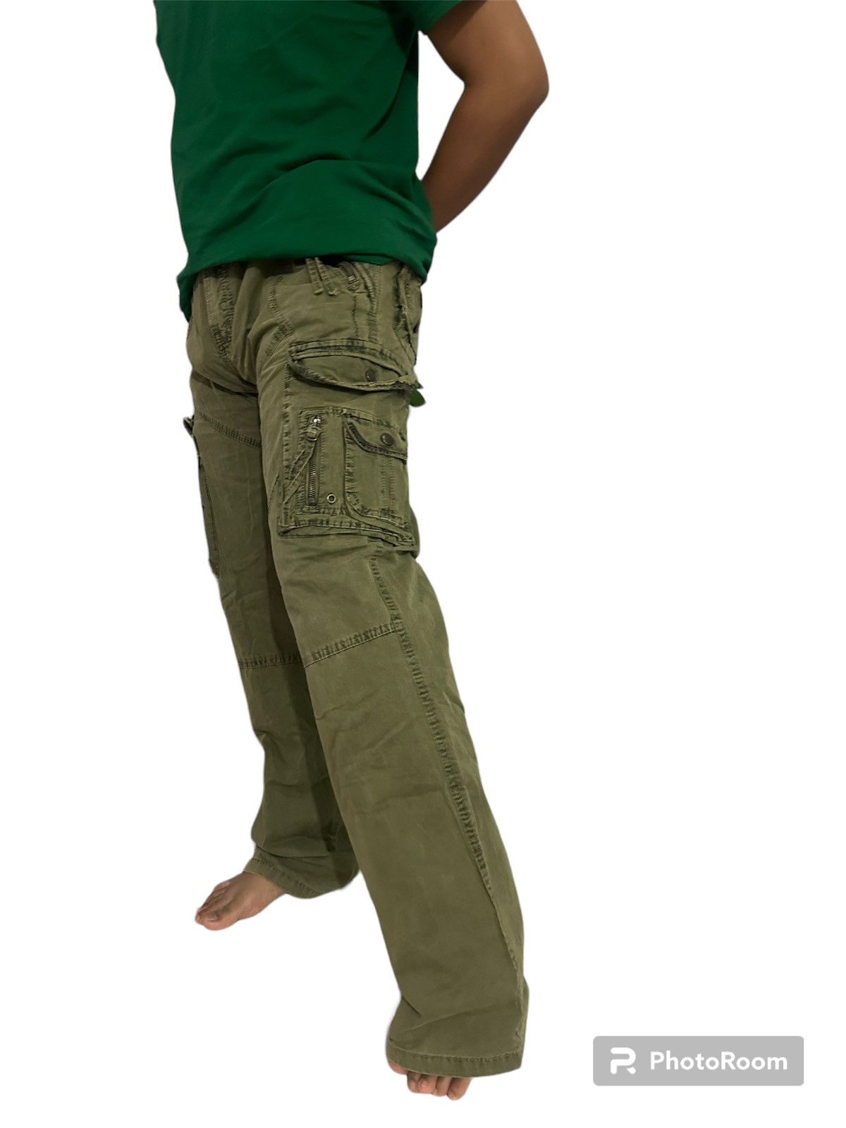 Other CARGO PANTS JACKY & HOWIE MULITPOCKET DESIGNER STREETWEAR Size US 34 / EU 50 - 21 Thumbnail