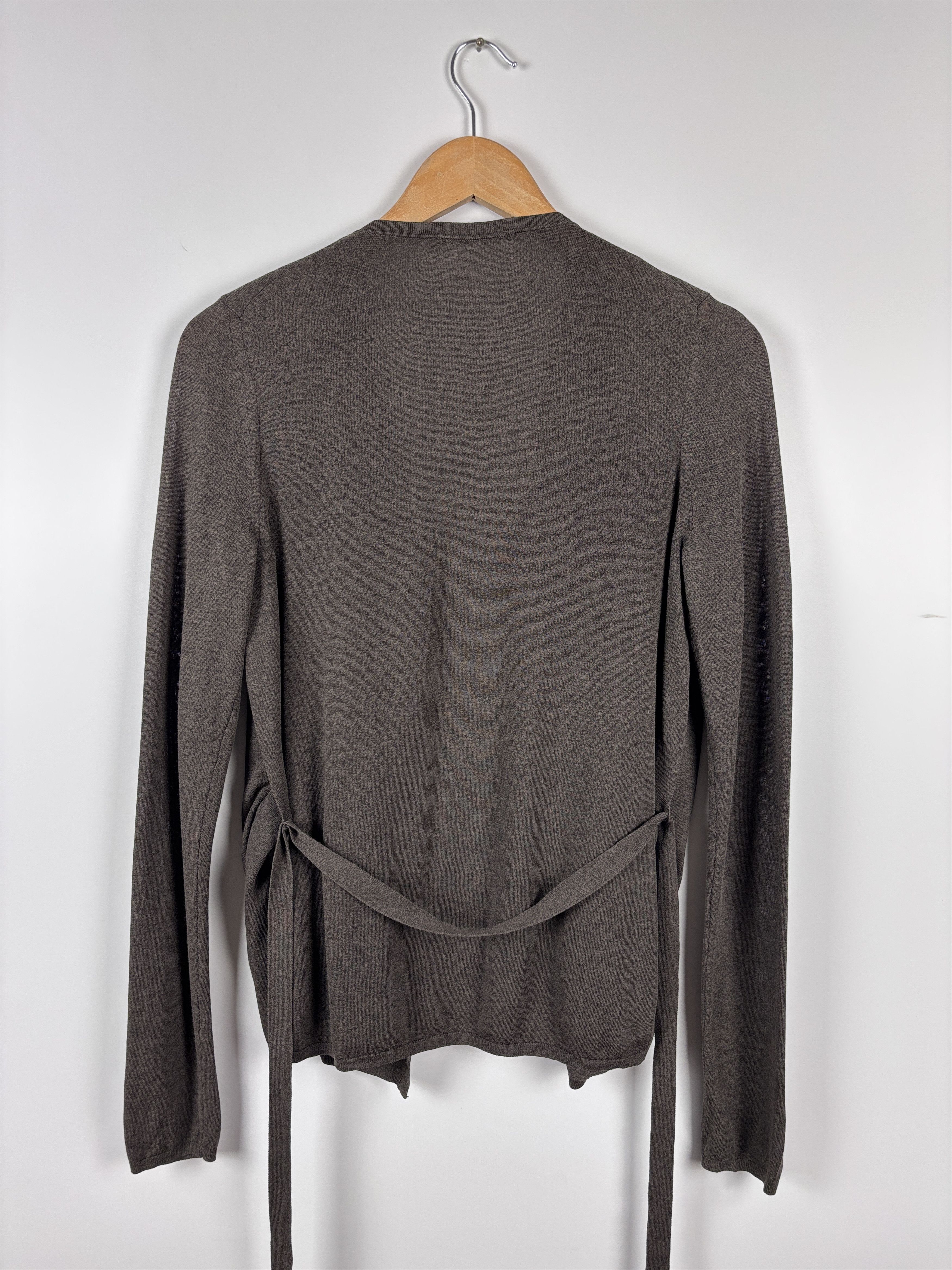 Hugo Boss Womens Hugo Boss Belted Open Cardigan Viscose Cotton Size S Size S / US 4 / IT 40 - 10 Thumbnail