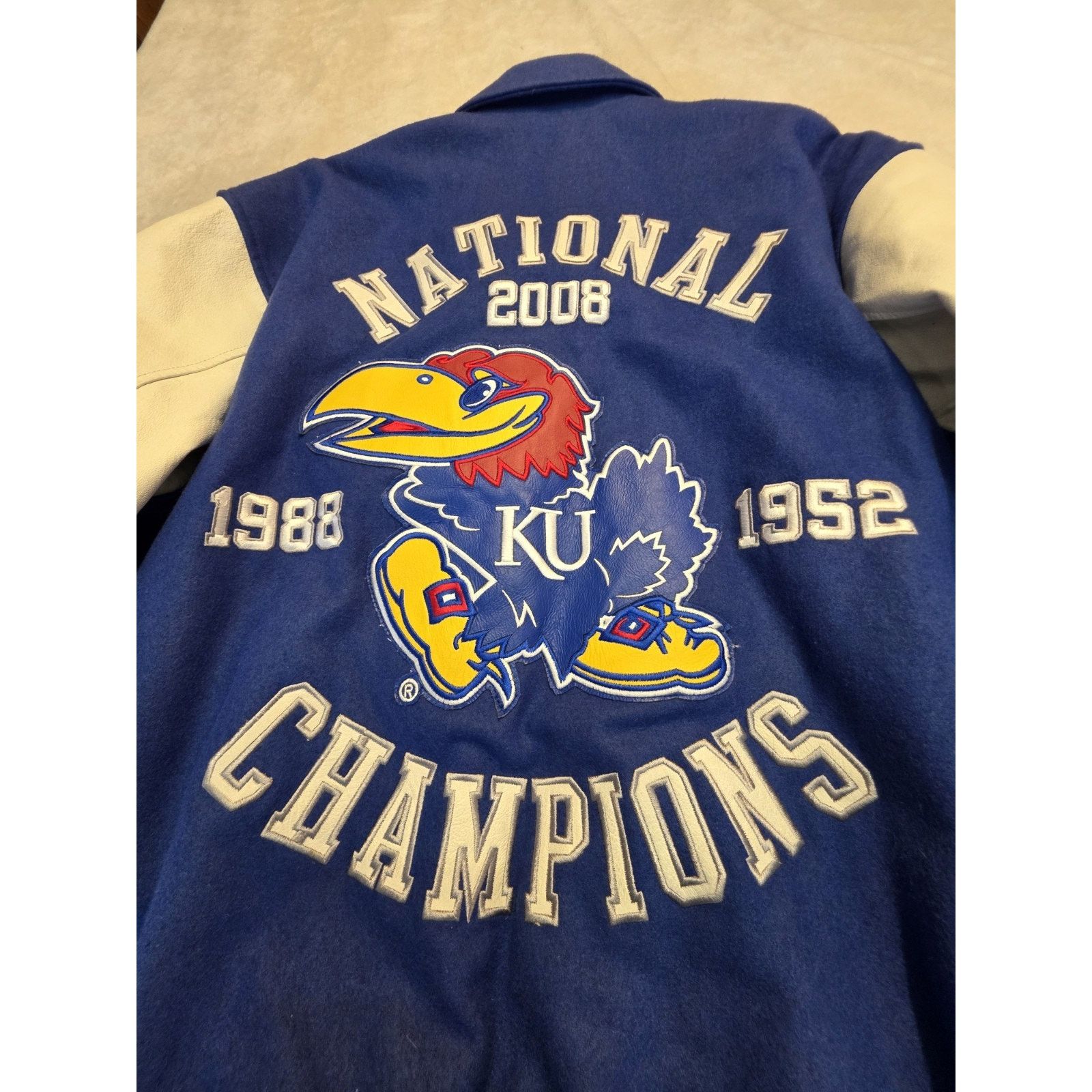 Other rare vintage Kansas University KU Jayhawks National Champs Size US XXL / EU 58 / 5 - 8 Thumbnail