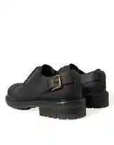 Dolce & Gabbana o1y0125 Buckle Laced Shoes in Black Size US 7 / EU 40 - 6 Thumbnail