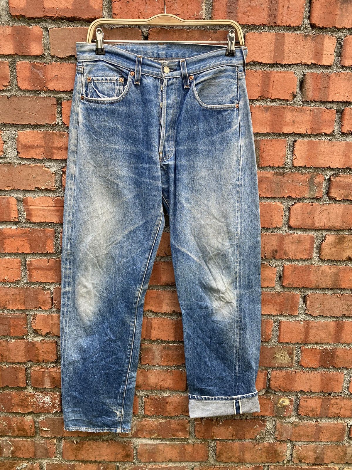 Levi's × Levi's Vintage Clothing × Vintage size 32x30 vintage levi's 501 redline distressed denime USA Size US 32 / EU 48 - 1 Thumbnail