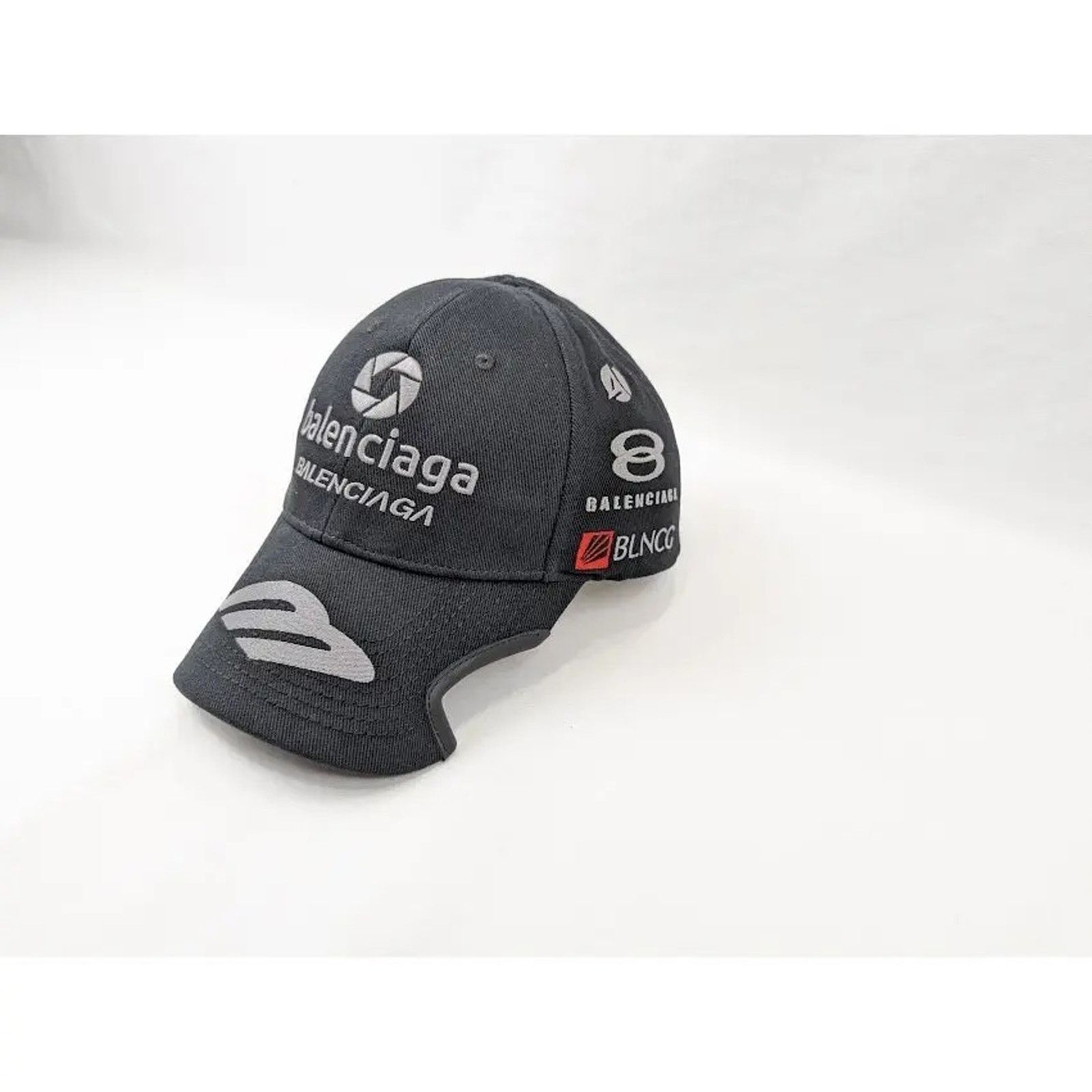 Balenciaga o1rshd1 Q:11 / Size: S ( 55 CM ) / Racer Hat / Cap in Black Size ONE SIZE - 5 Thumbnail