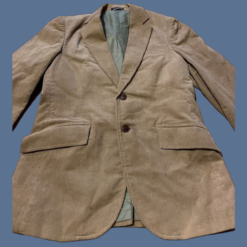 Vintage VINTAGE Envoy Corduroy Blazer Mens Large 38 Brown 70s Jacket Size 38R - 1 Thumbnail