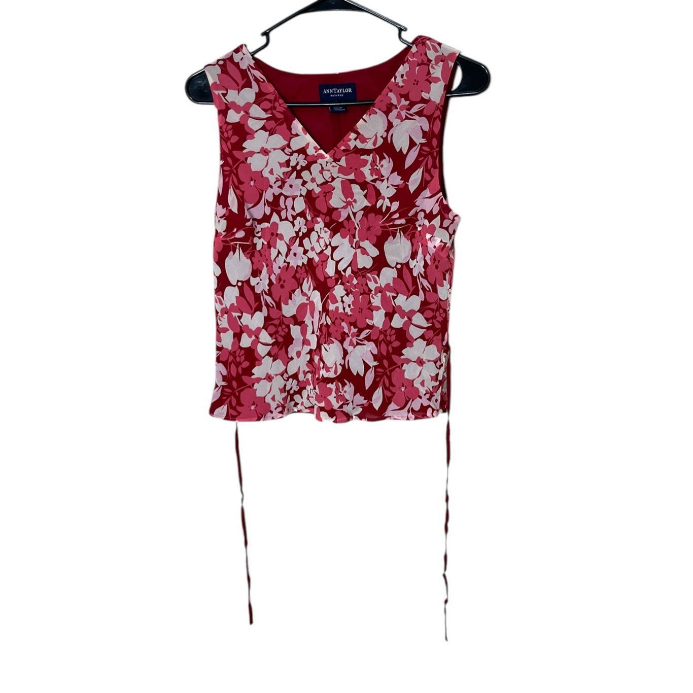 Ann Taylor Ann Taylor Petites Y2K 100% Silk Sleeveless Top Size 10P Size L / US 10 / IT 46 - 1 Thumbnail