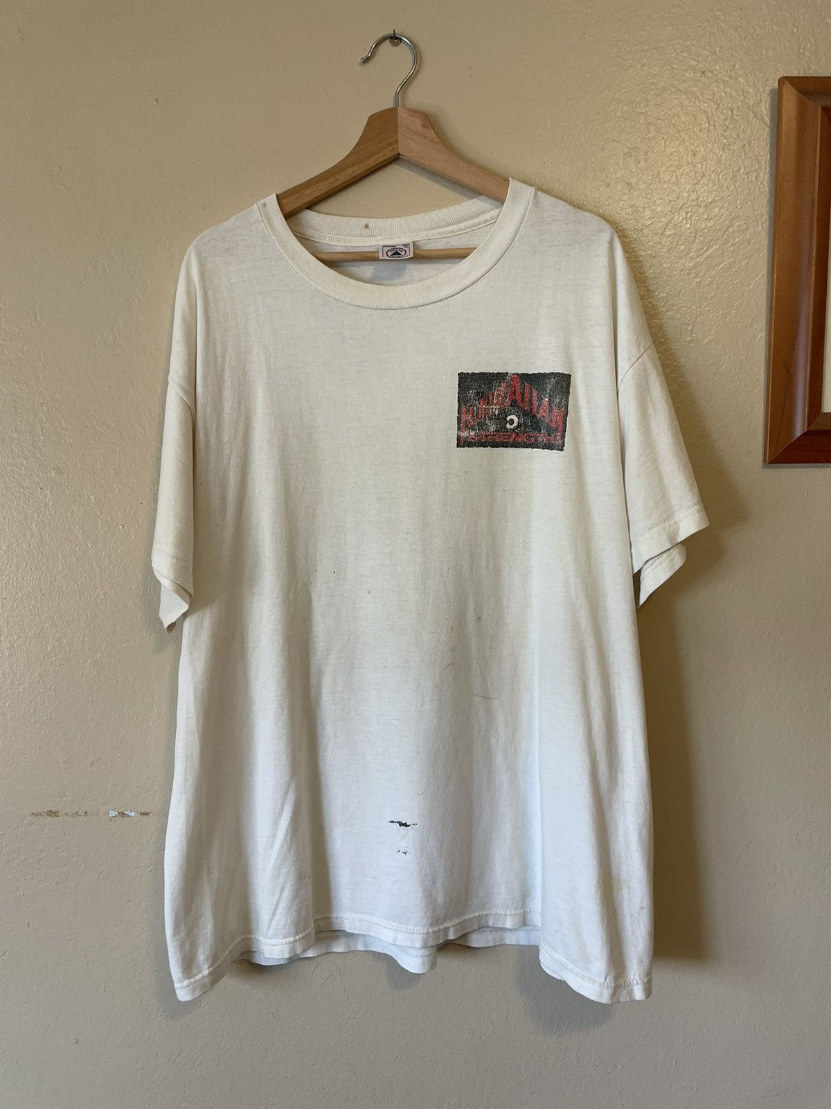 Vintage Vintage 90s Hawaiian Strength Makoa Graphic Tee Size US XL / EU 56 / 4 - 2 Thumbnail