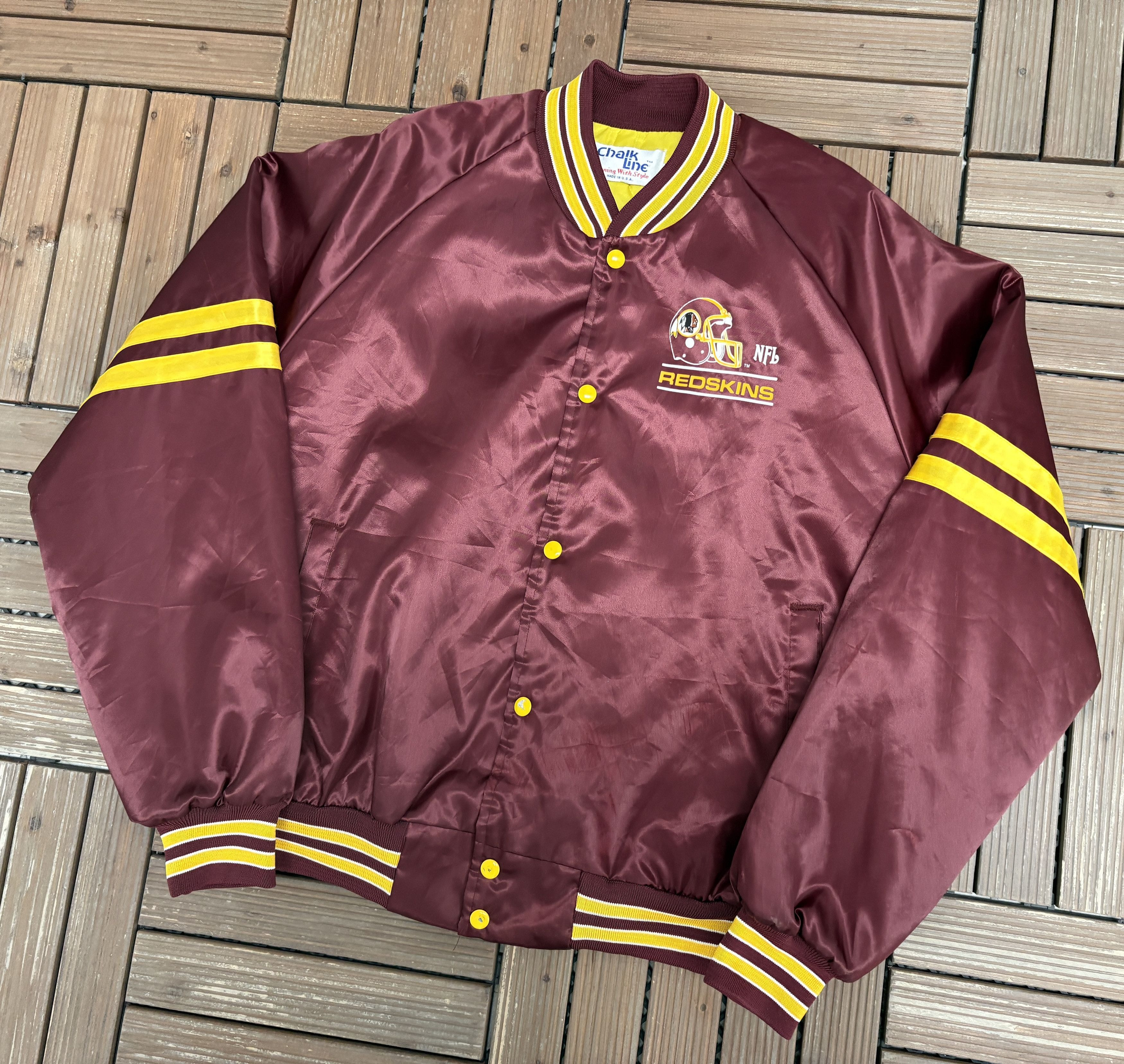 Chalk Line × Vintage Washington Redskins Vintage Red Chalk Line Jacket Size US XL / EU 56 / 4 - 3 Thumbnail