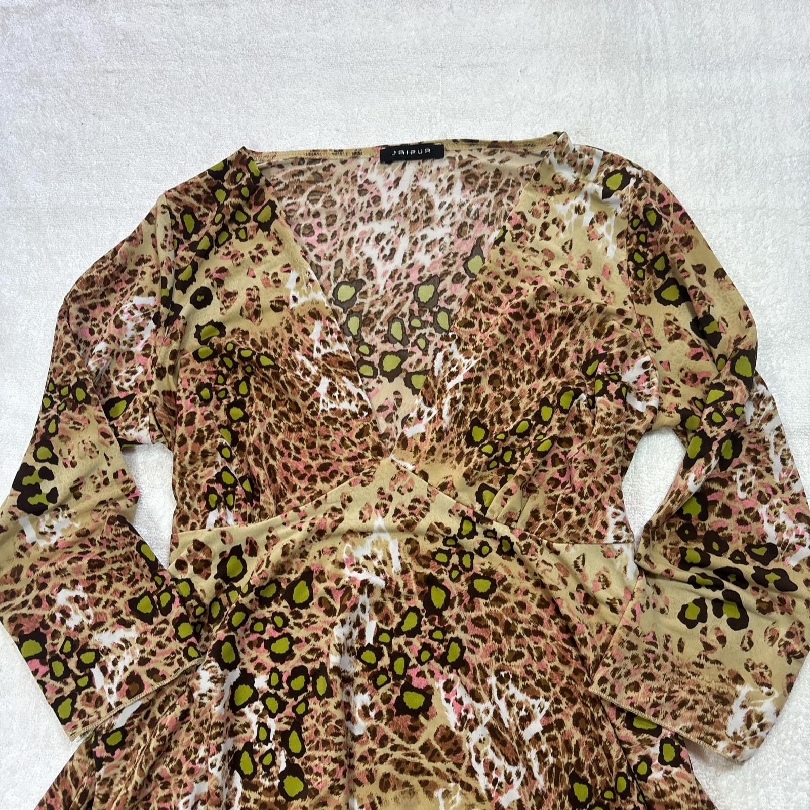 Other y2k euro cheetah print blouse top Size M / US 6-8 / IT 42-44 - 3 Thumbnail