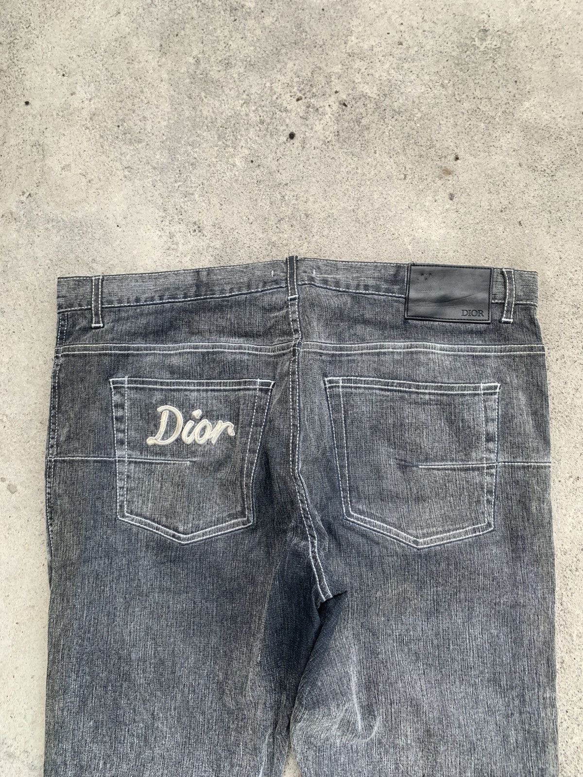 Dior Dior slim 17 regular washed denim pants Size US 29 - 5 Thumbnail