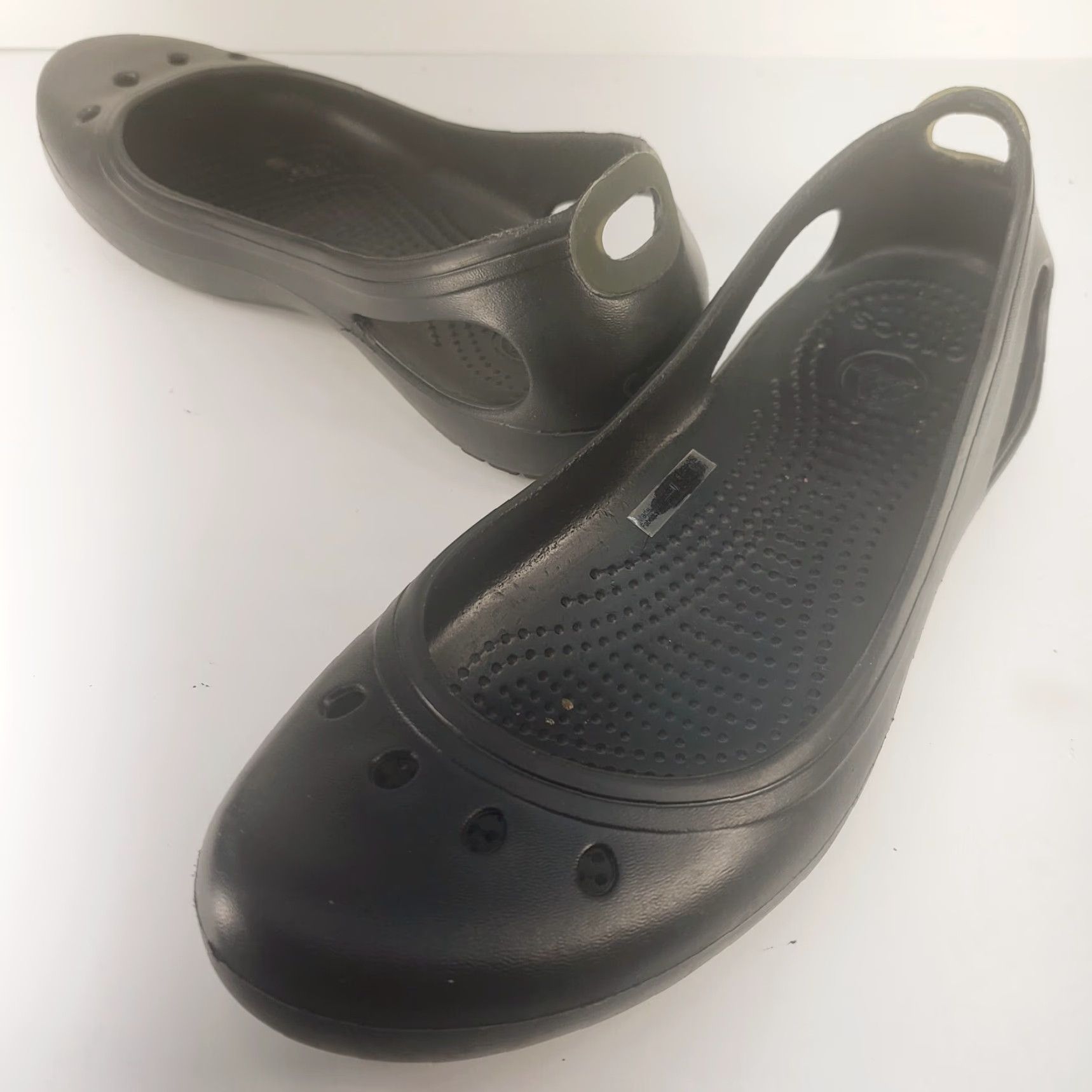 Crocs Crocs Kadee Ballet Flats Women 8 Black Slip-On Casual Flat XS? Size M / US 6-8 / IT 42-44 - 2 Thumbnail