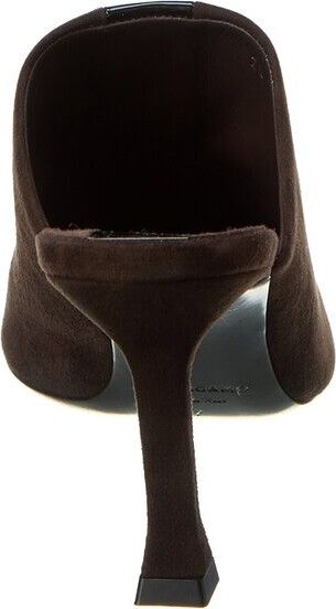 Salvatore Ferragamo o1s1rm0724 Sophye Leather Mules in Chocolate Brown Size US 9.5 / IT 39.5 - 3 Thumbnail