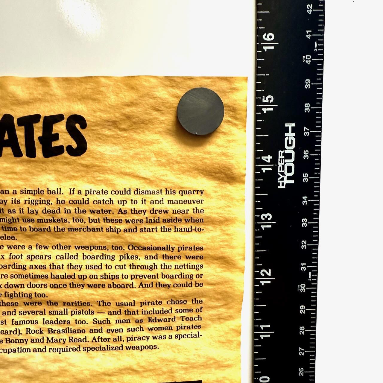 Designer 2 Pirate Scrolls Creed of Ethics & Weapons Guide 1970s Size ONE SIZE - 10 Thumbnail