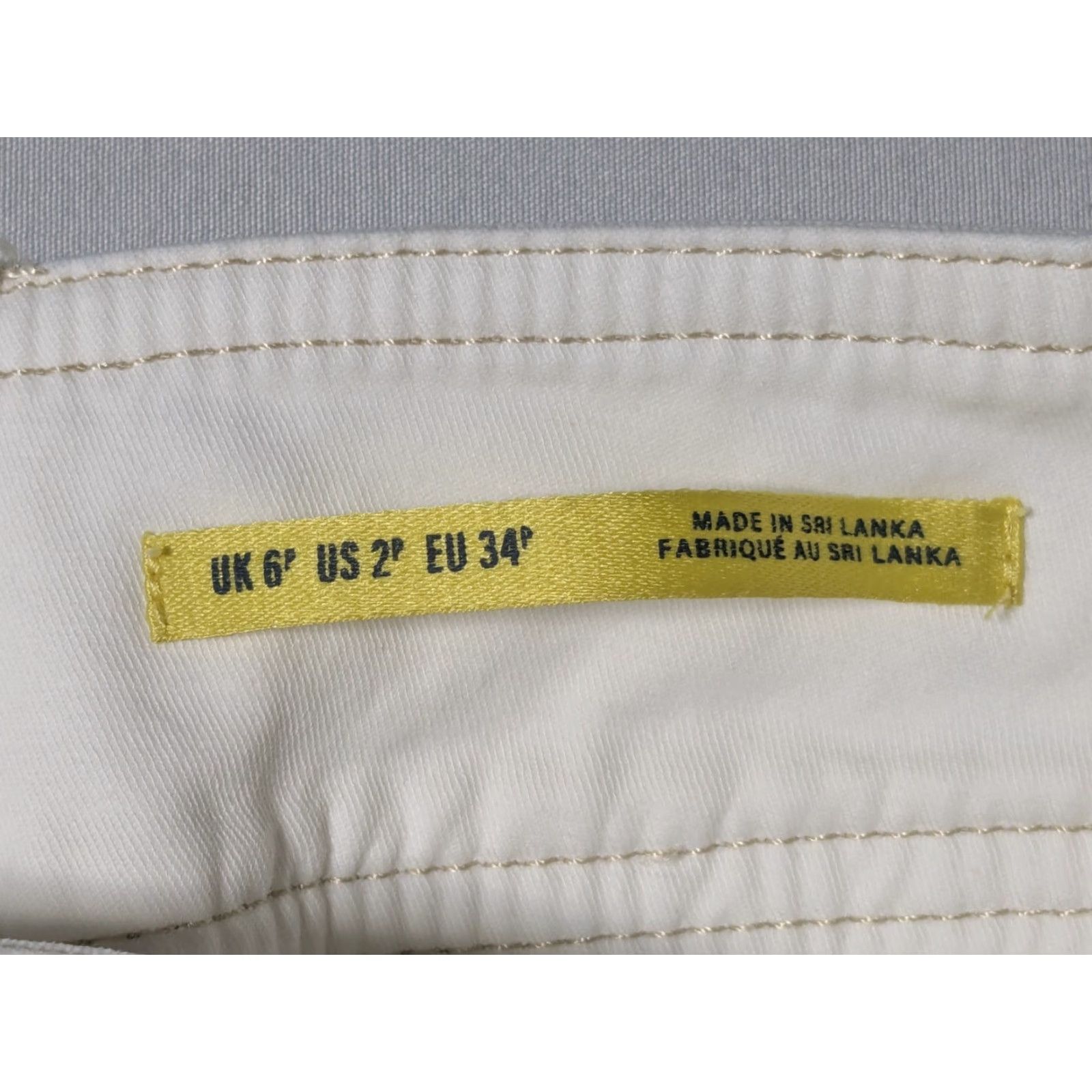Anthropologie Maeve by Anthropologie Top-Stitched Utility Cropped Pants White Women 2P Cropped Pants Womens 2P White Maeve by Anthropologie Size 26" / US 2 / IT 38 - 5 Thumbnail