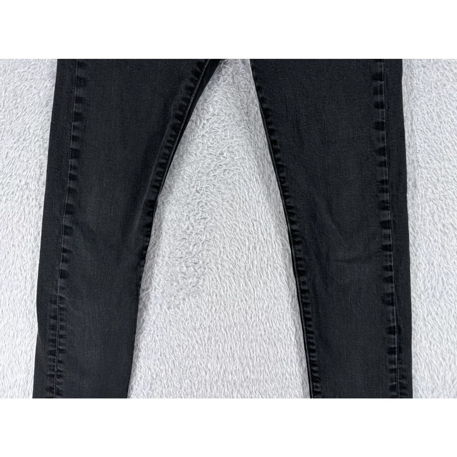 Levi's Levis Premium Jeans Adult 30 Black Denim 512 Cotton Distressed 28x26 Big E Size US 30 / EU 46 - 3 Thumbnail