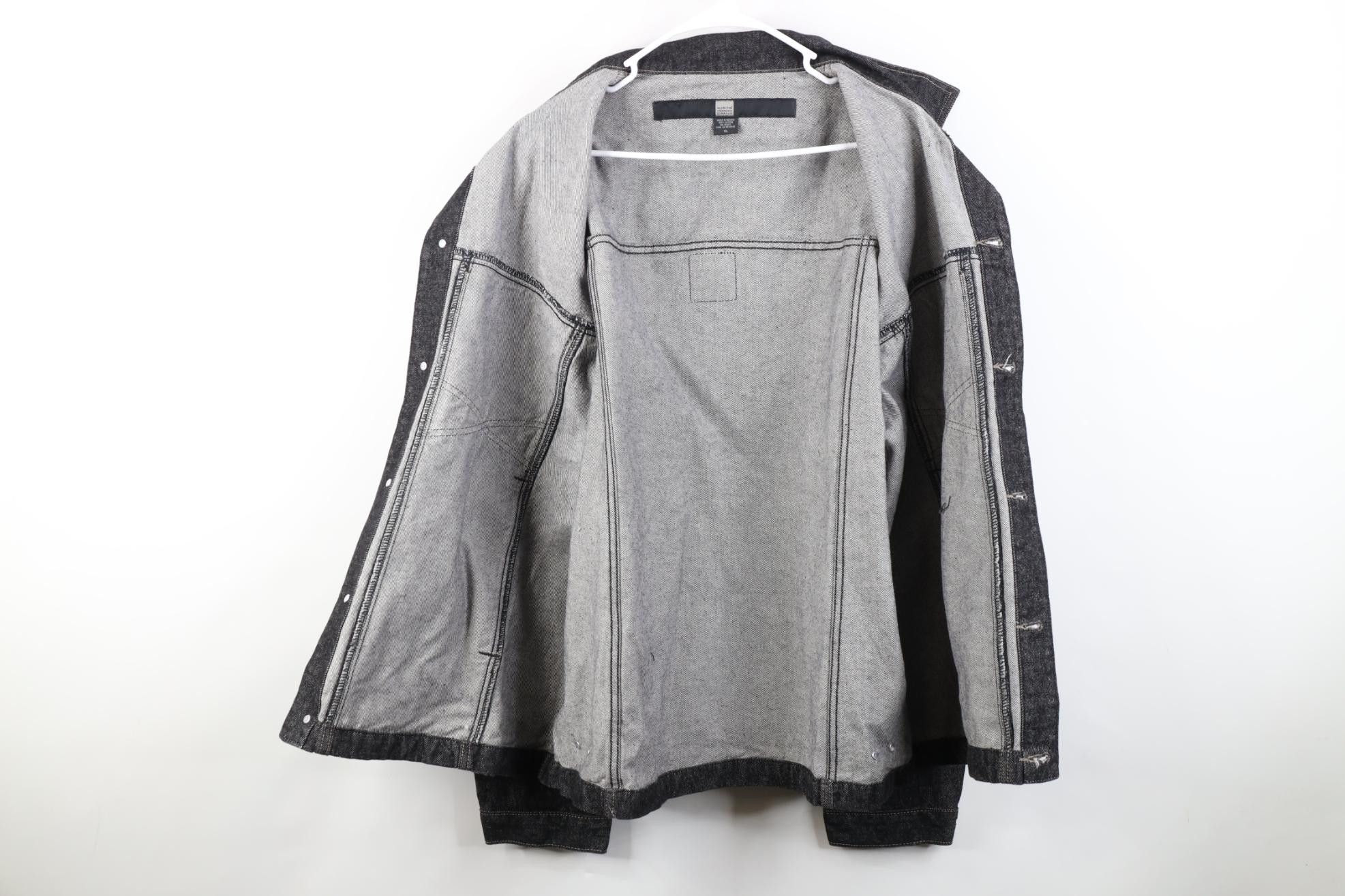 Marithe + Francois Girbaud Deadstock Vintage 90s Marithe Francois Girbaud Jacket Black Size US XL / EU 56 / 4 - 11 Thumbnail