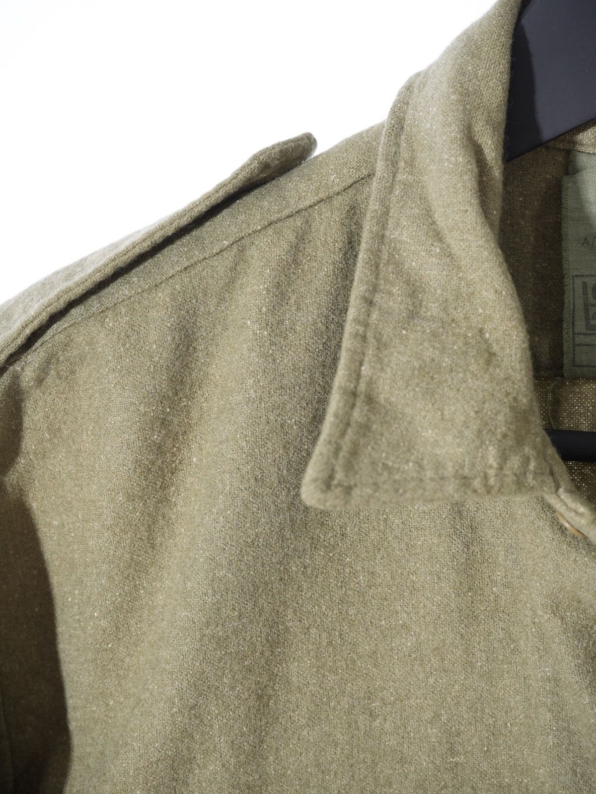 Other Vintage Military Ladybird Belfast Olive Wool Shirt Size L Size US L / EU 52-54 / 3 - 2 Thumbnail