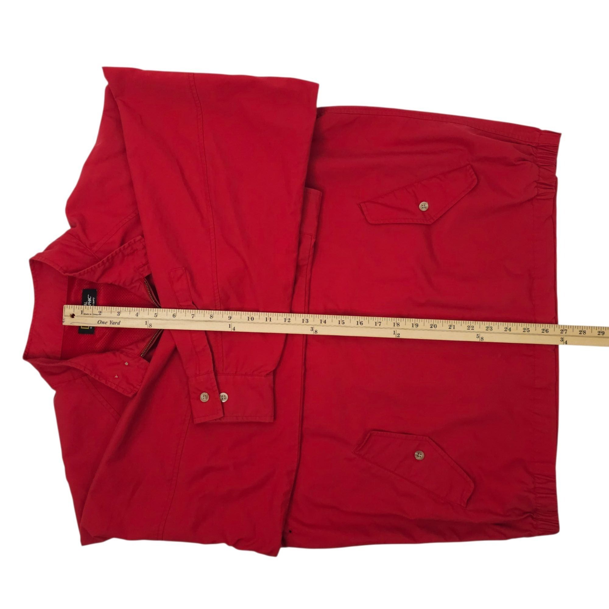 Other National Geographic Windbreaker L READ Vintage Full Zip Size US L / EU 52-54 / 3 - 5 Thumbnail