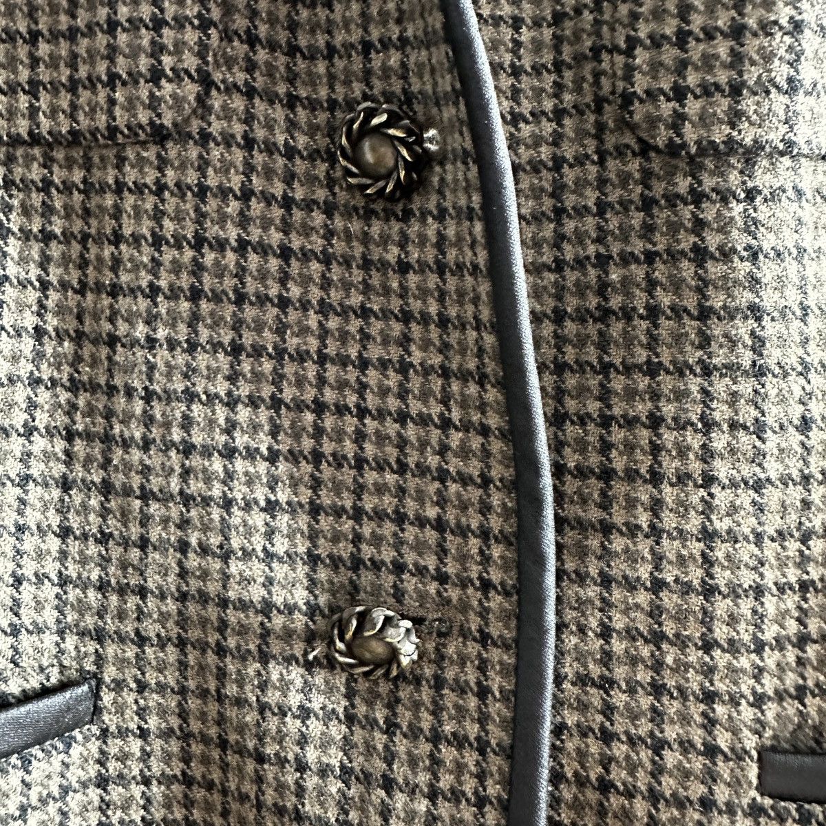 Weekend Max Mara Max Mara Weekend Wool Skirt Suit-Checked Blazer&Skirt Set Size L / US 10 / IT 46 - 12 Thumbnail