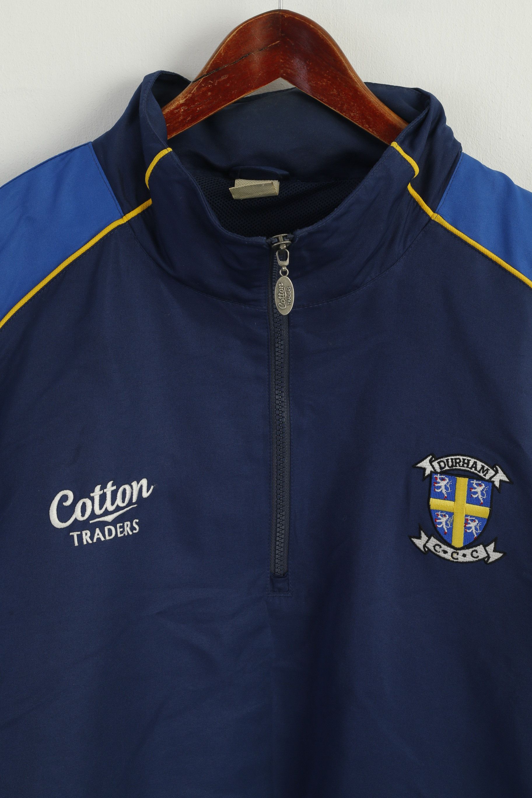Cotton Traders Cotton Traders Men XXL Pullover Jacket Navy Durham 2827 Size US XXL / EU 58 / 5 - 3 Thumbnail