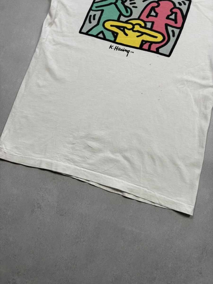 Keith Haring Vintage Keith Haring Hear No Pop Shop T-Shirt 80s Art Evil Size US L / EU 52-54 / 3 - 4 Thumbnail