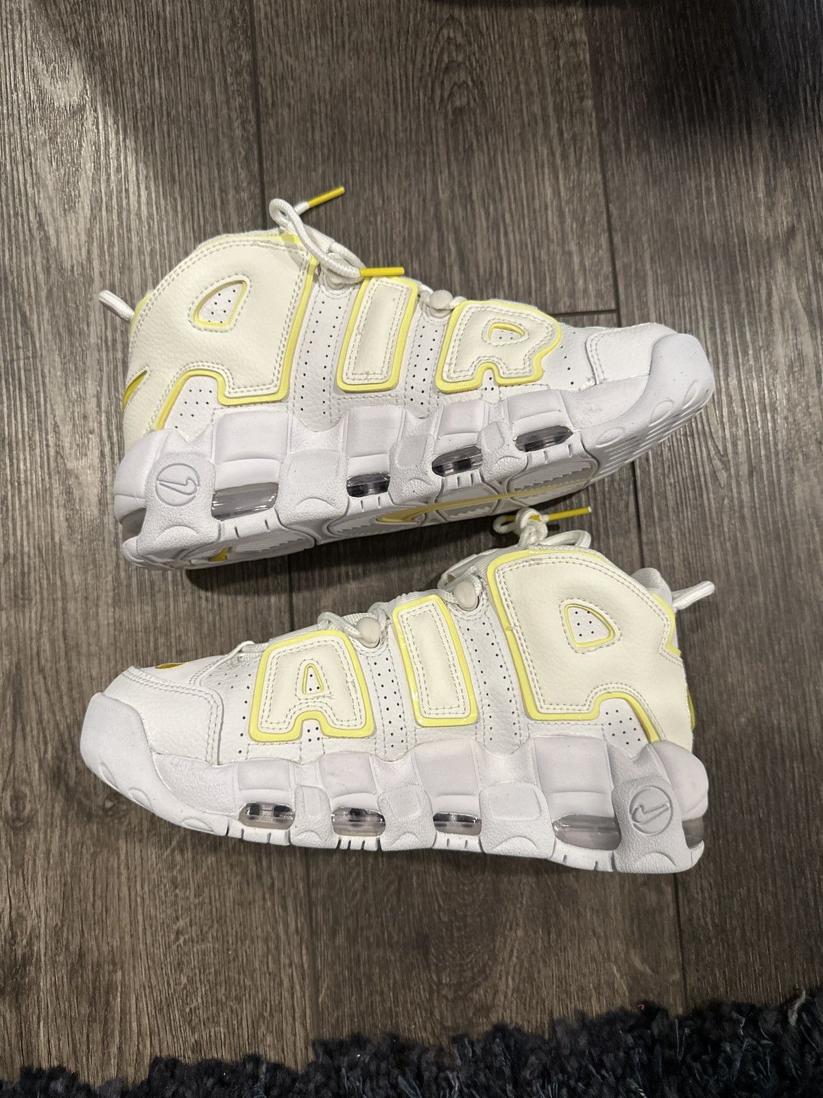image of Wmns Nike Air More Uptempo Shoes in White, Women's (Size 6.5)