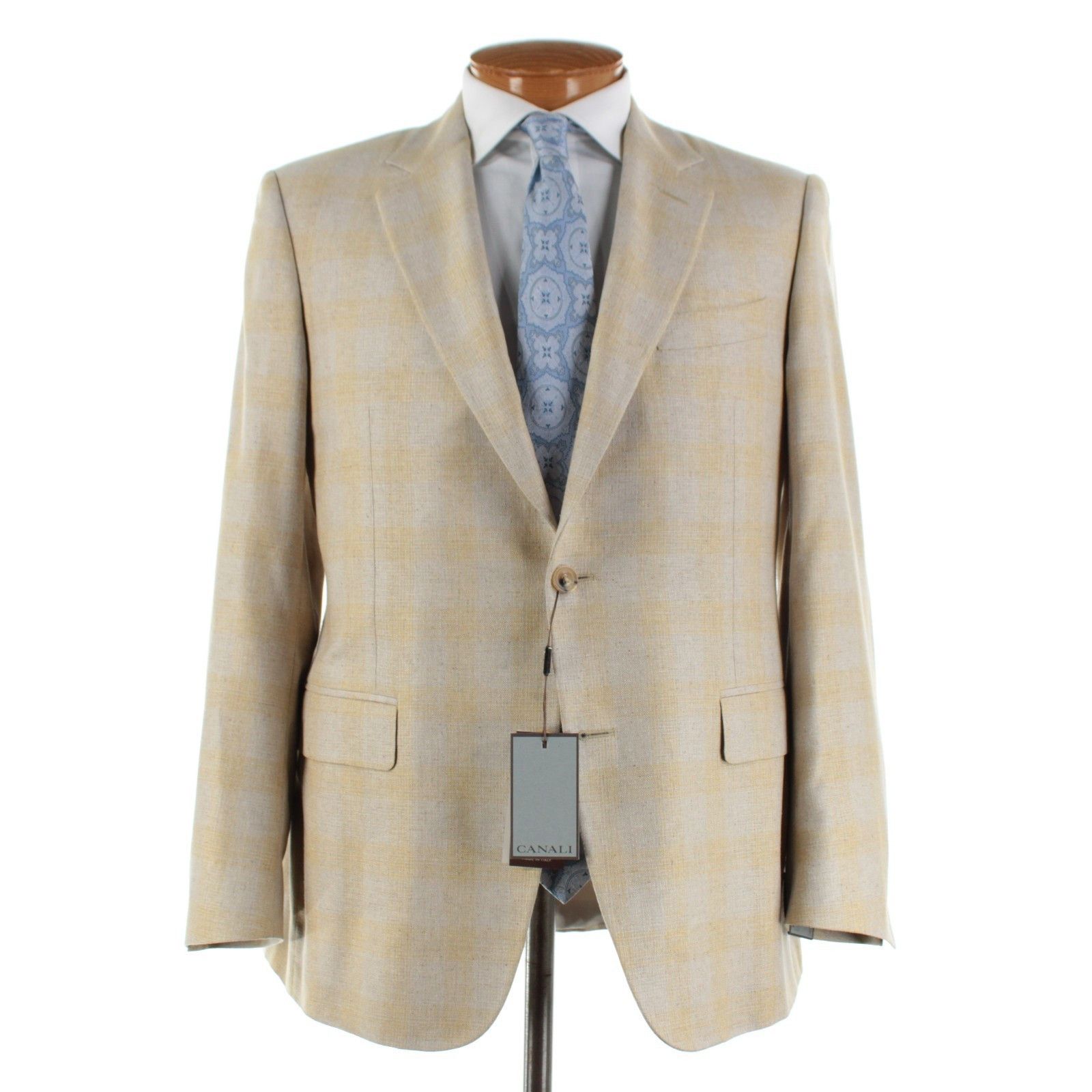 Canali Canali Sport Coat Size 42 Regular US in Beige Size 42R - 1 Thumbnail