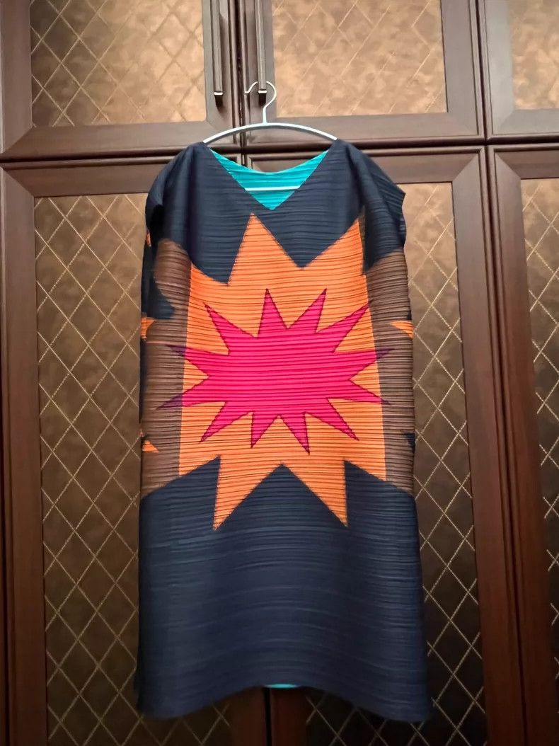 Issey Miyake Issey Miyake Patchwork explosion dress Size XXL / US 16-18 / IT 52-54 - 2 Thumbnail