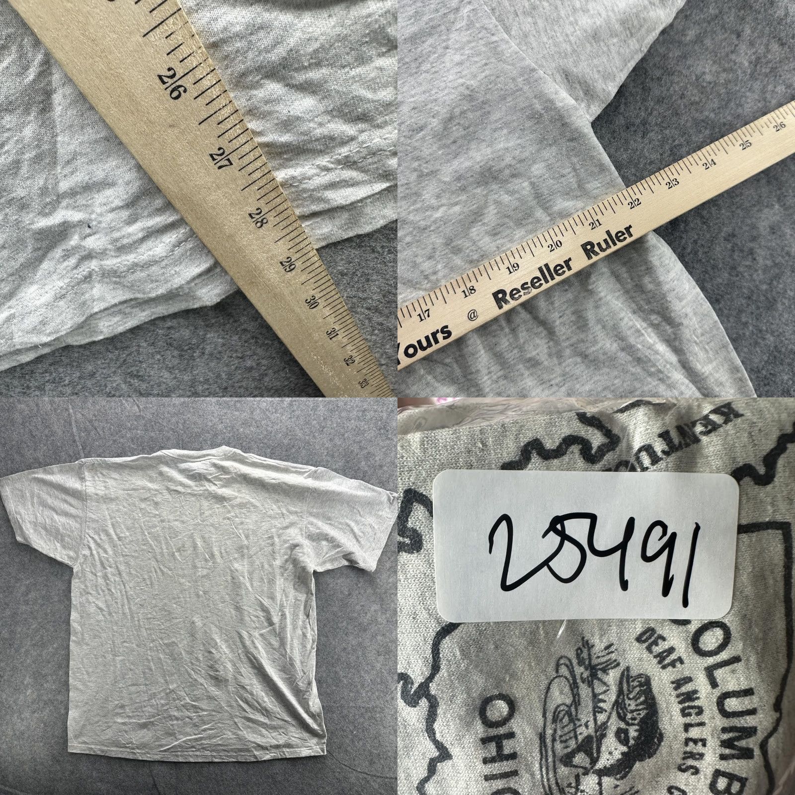 Jerzees VINTAGE National Bass Association Shirt Mens XL Deaf Anglers Club 90s Fishing Gray Jerzees T-Shirt Short Sleeve Crew Neck Graphic Print"} Size US XL / EU 56 / 4 - 8 Thumbnail